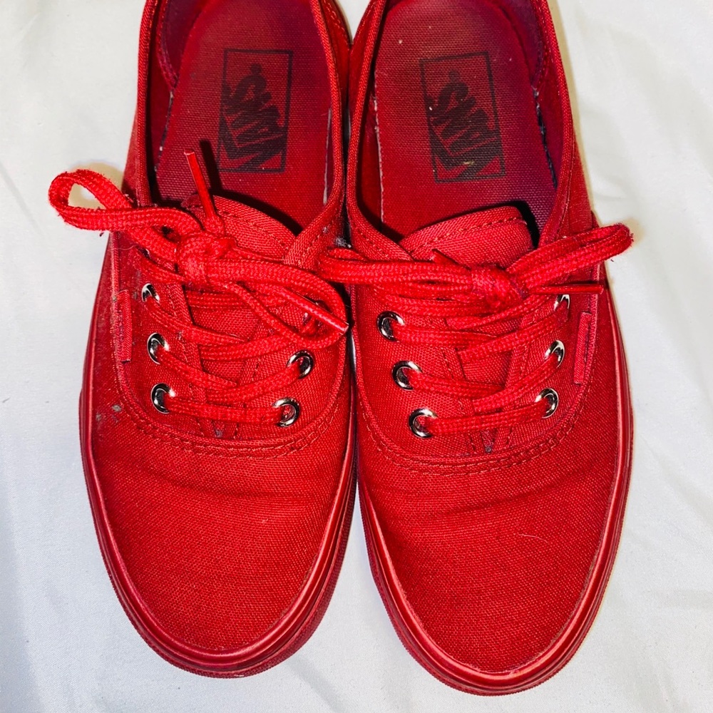 All Red Vans